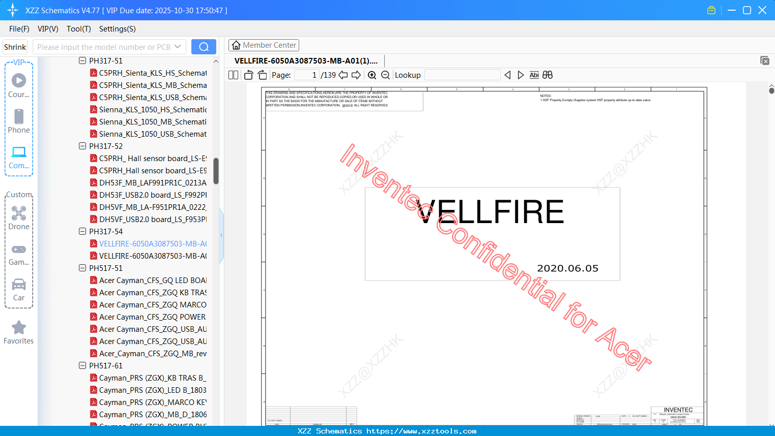 Laptop ACER VELLFIRE-6050A3087503-MB-A01(1)
